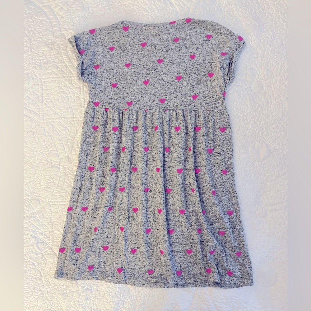 GAP Kids Softspun Heart-print Dress, size Large